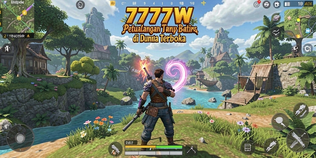 Gameplay seru di dunia terbuka 7777W.