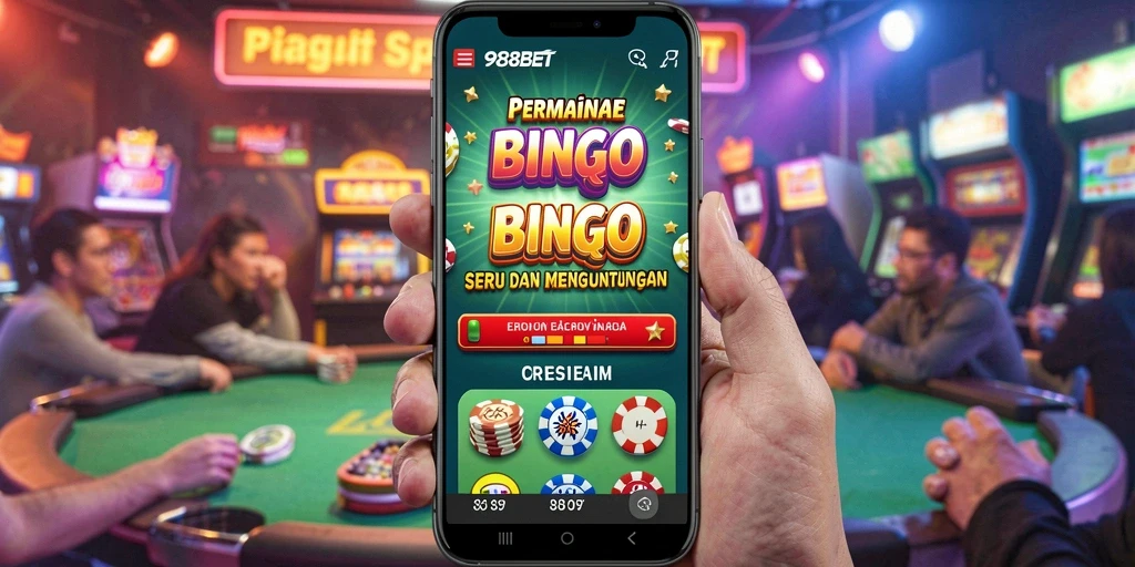 Screenshot utama 988BET dengan gameplay Bingo yang menarik.