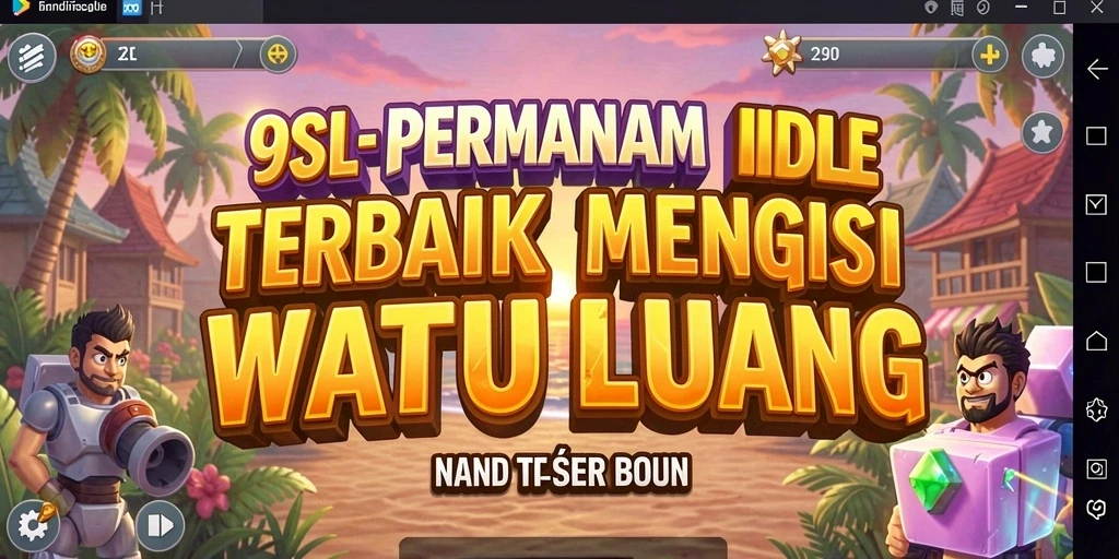 Tampilan menarik dari gameplay Idle di 9SL yang memukau.