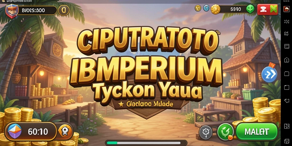 Tampilan menarik dari gameplay CIPUTRATOTO yang menampilkan manajemen bisnis.