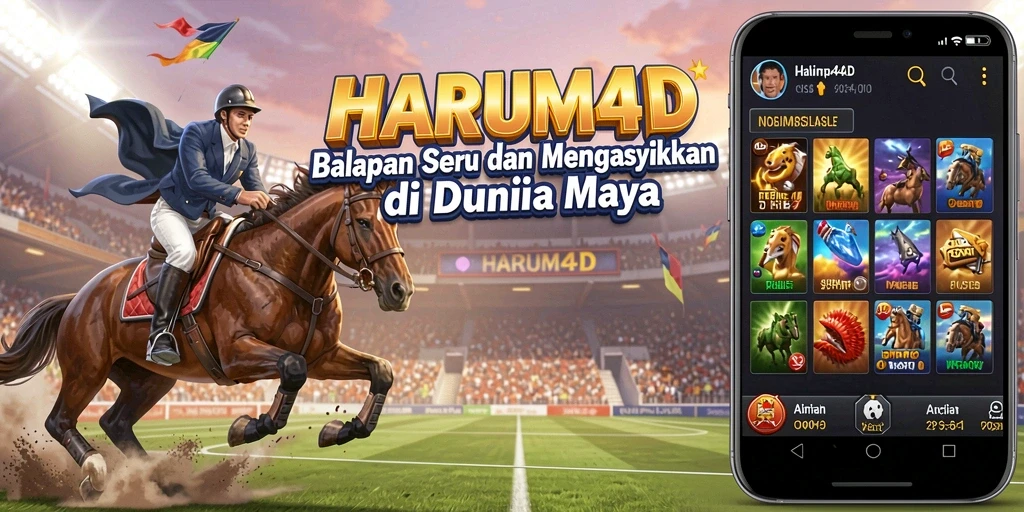 Tampilan menarik gameplay balapan di HARUM4D.