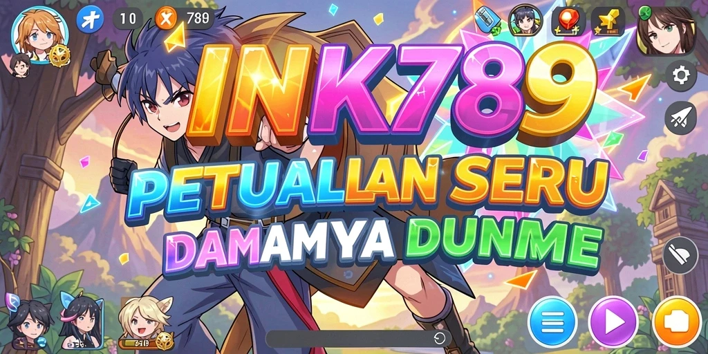 Tampilan gameplay menarik dengan karakter anime yang memukau.