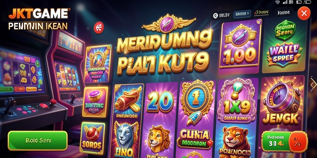 Tampilan gameplay seru dari slot JKTGAME yang penuh warna.