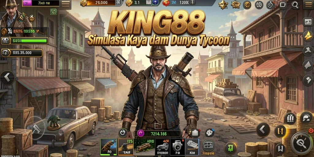 Tampilan gameplay KING88 yang mendebarkan dan penuh strategi.