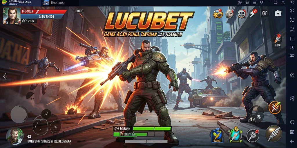 Gameplay seru LUCUBET dengan aksi mendebarkan.