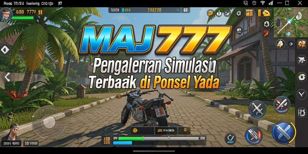 Tampilan gameplay yang menarik dan imersif dari MAJ777.