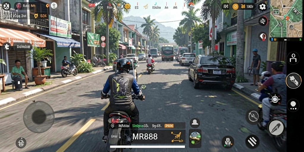 Tampilan menarik gameplay <strong>MR888</strong> dalam simulasi kehidupan.