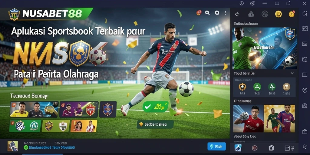Tampilan antarmuka NUSABET88 yang menarik dan interaktif.