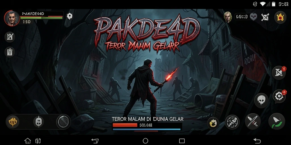 Tampilan gameplay menegangkan dengan suasana Horror yang mencekam.
