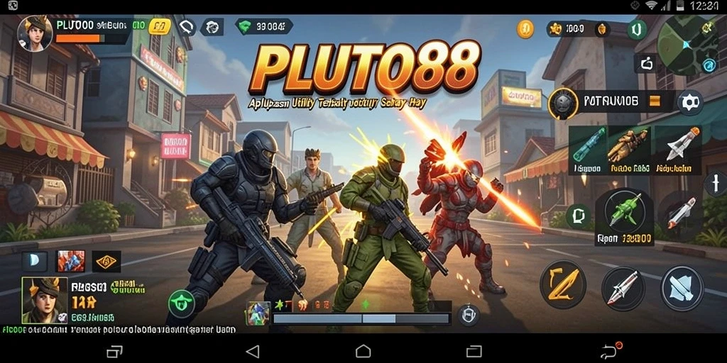 Tangkapan layar utama PLUTO88 yang menampilkan antarmuka aplikasi Utility.