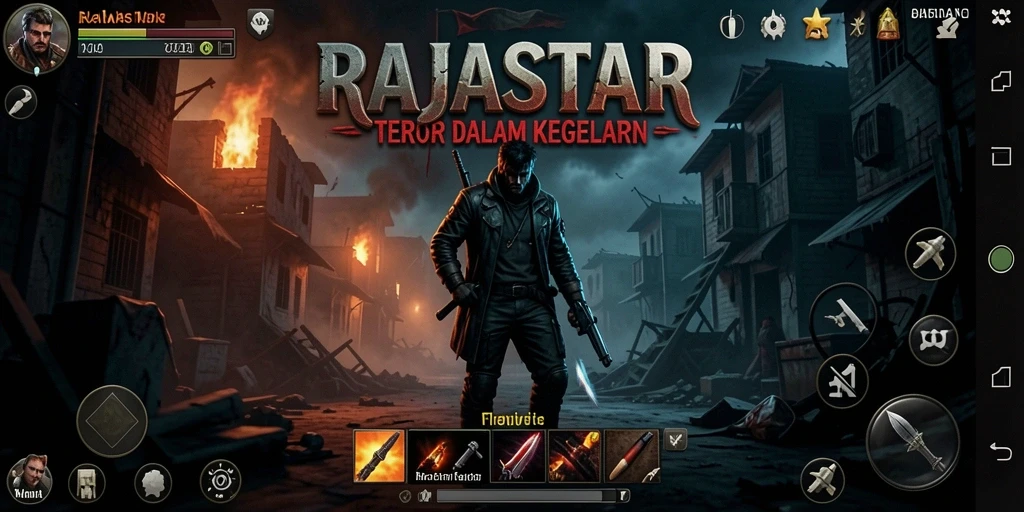 Gameplay horor di RAJASTAR yang menegangkan dan mencekam.