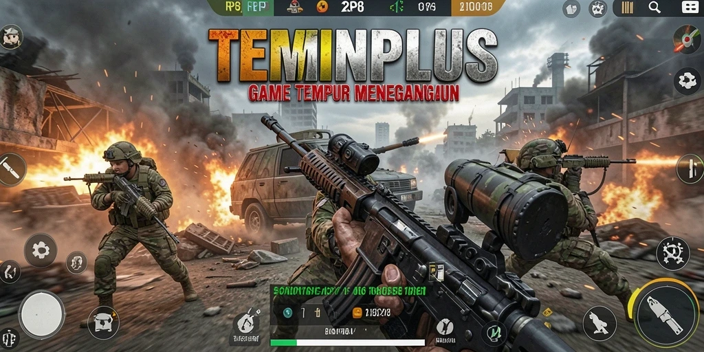 Tampilan screenshot gameplay seru di RP8 dengan pertarungan mendebarkan.