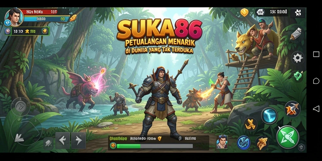 Gameplay menegangkan dengan grafis menakjubkan di SUKA86.