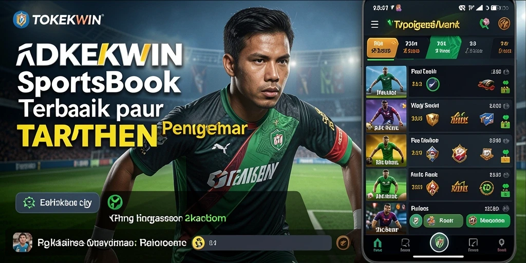 Tampilan antarmuka yang intuitif dan menarik pada TOKEKWIN.