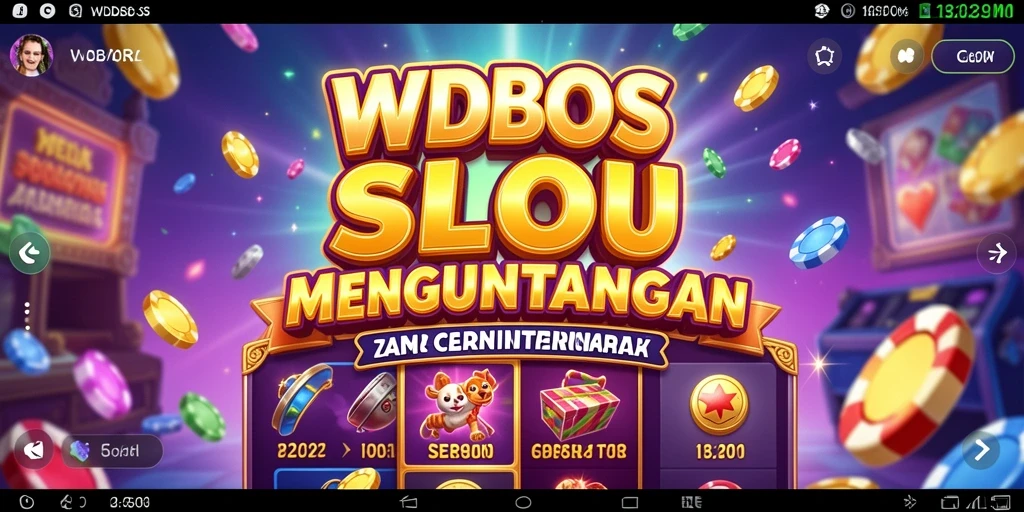 Tampilan menarik dari gameplay Slot di WDBOS