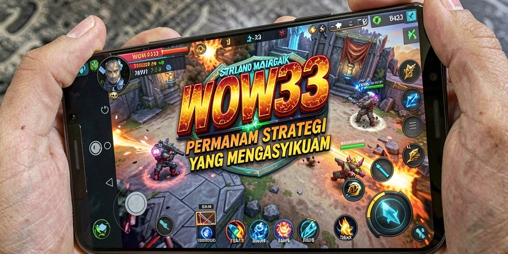 Screenshot gameplay WOW33 menampilkan pertempuran strategi yang mendebarkan.
