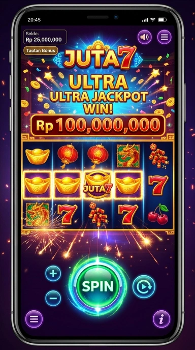 Representasi fitur unggulan aplikasi di juta7 dengan desain yang menarik.
